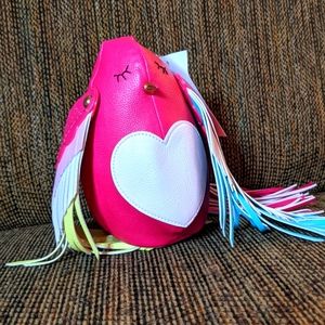 Betsey Johnson bird clutch